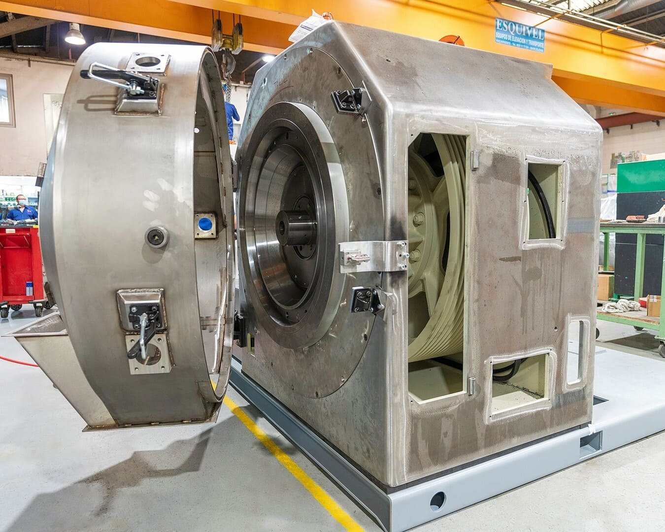 Body and bed of a Mabrik pelletizer in production process