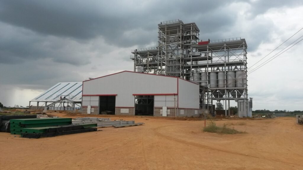 Alimentos balanceados de Zulia, a feed mill in Venezuela built by Rosal Instalaciones Agroindustriales.