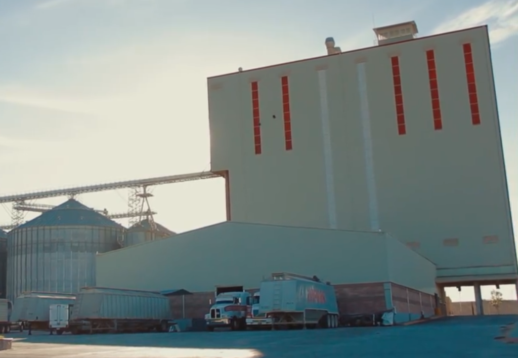 Aviporc, a feed mill in Mexico built by Rosal Instalaciones Agroindustriales.