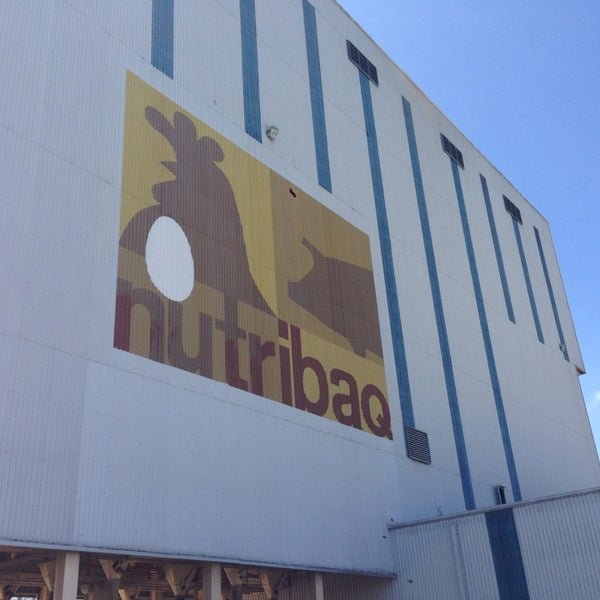 Nutribaq, feed mill in Mexico with a bird's eye view. Built by Rosal Instalaciones Agroindustriales.