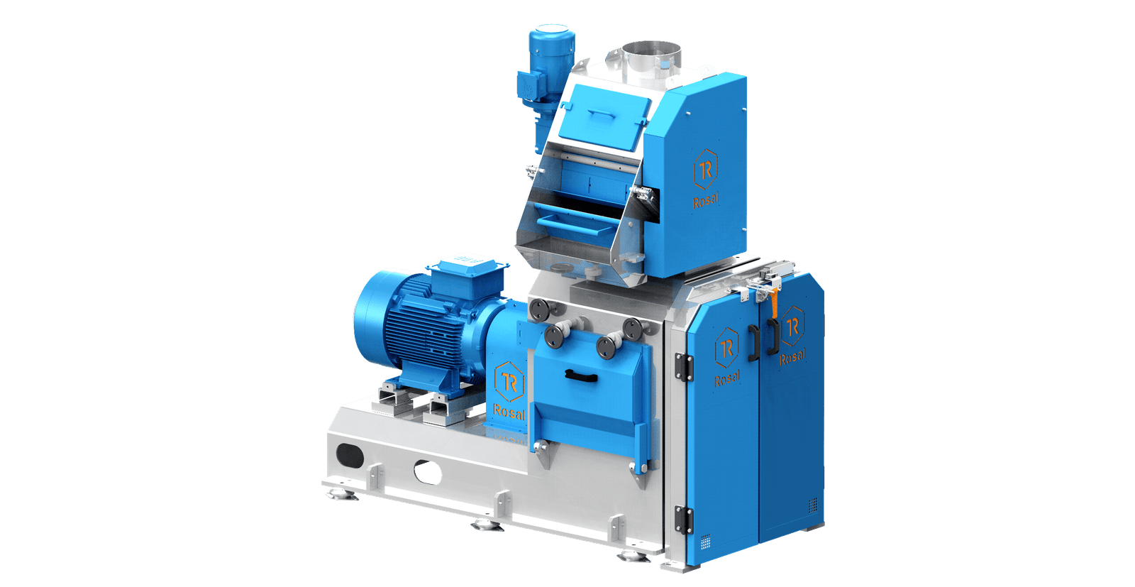 Render de un molino de martillos modelo VRE Rosal.