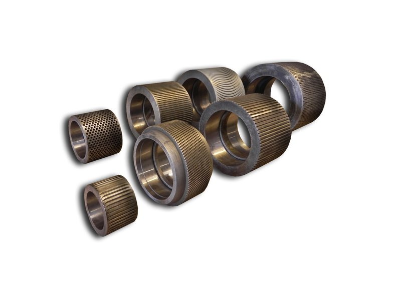 Rodillos para peletización Mabrik.